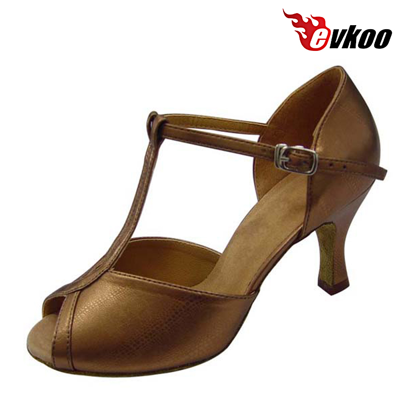 Women Shoes Size 4 In Cm - Evkoodance Siyah Veya Taba Rengi PU