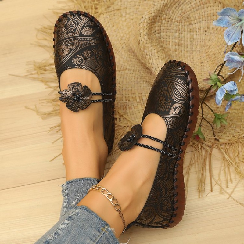 Women Shoes Loafers - Yumuşak Tabanlı Kadın Tek Ayakkabıları Sonbahar