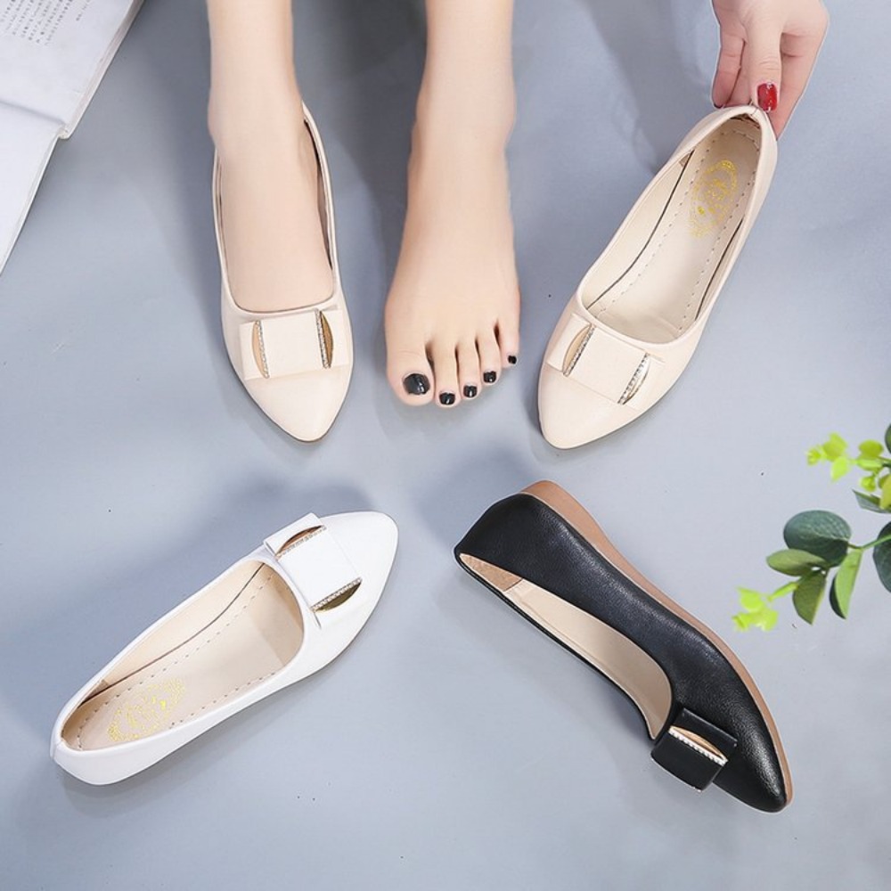 Pointed Toe Flat - Kadınlar İçin Trend Günlük Hafif Ofis
