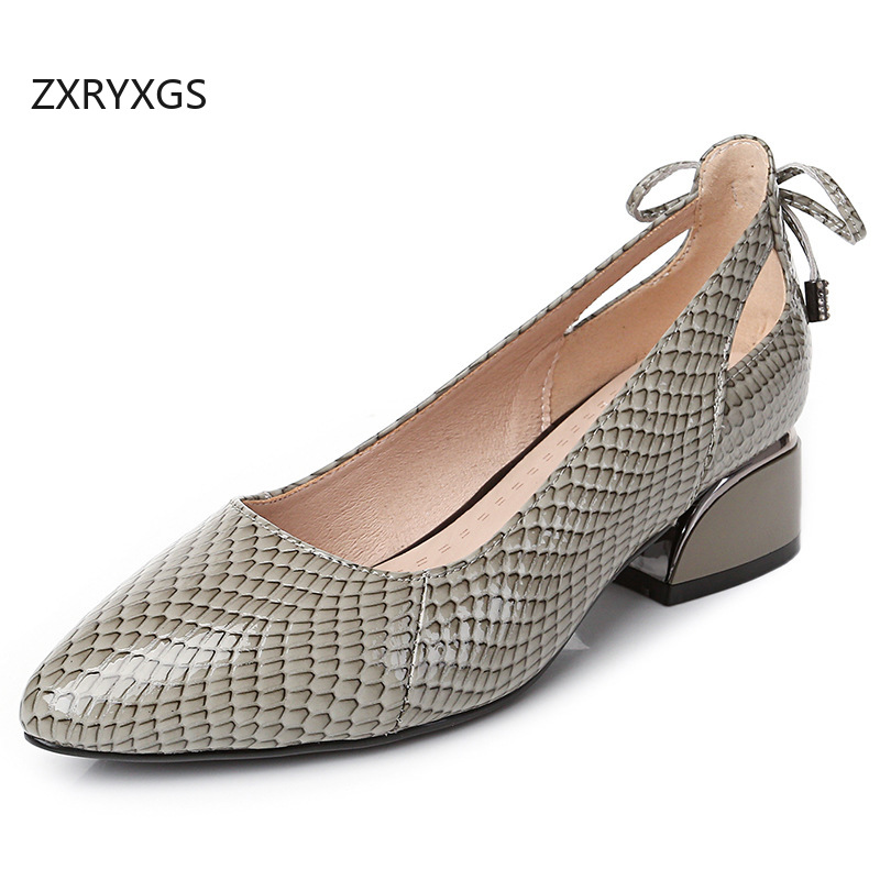Women Shoes Size 4 In Cm - ZXRYXGS 2025 Yeni Sonbahar Üst Sığır