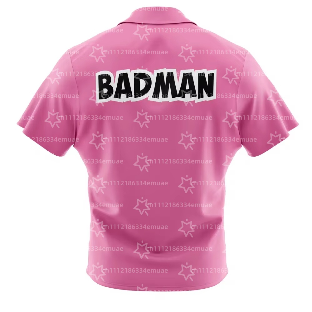 Women'S Shoes Z - Vegeta Badman Gömlek Pembe Dragon Ball