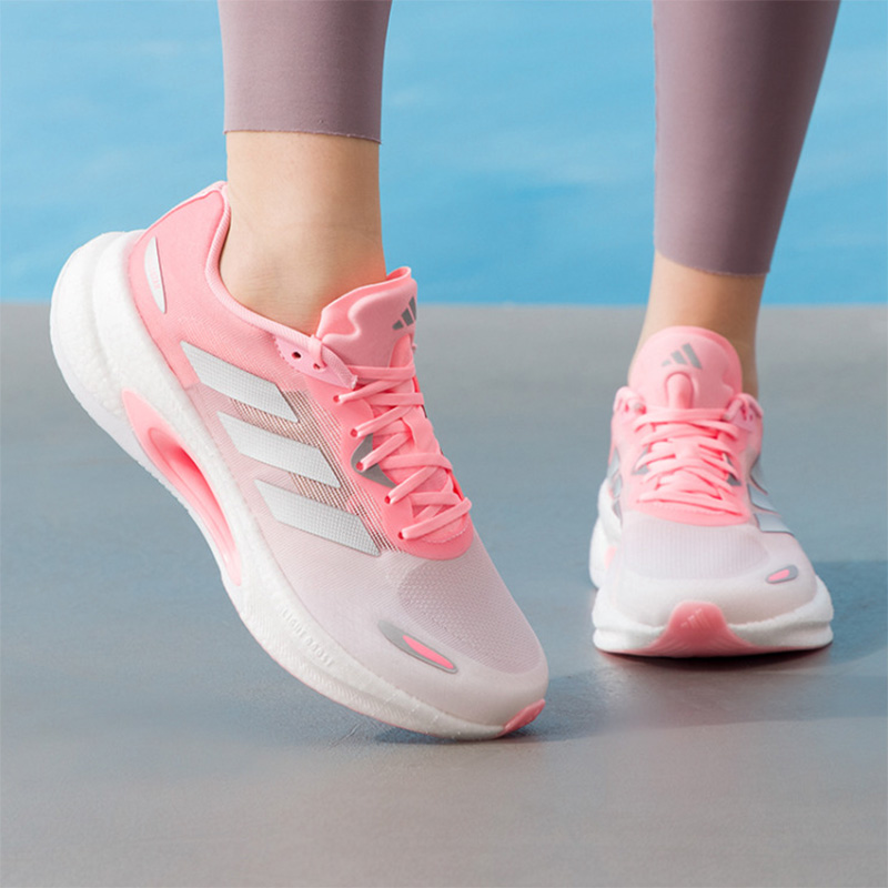 Women'S Shoes Pink Adidas - Adidas Degrade Pembe Beyaz Yastık Koşu