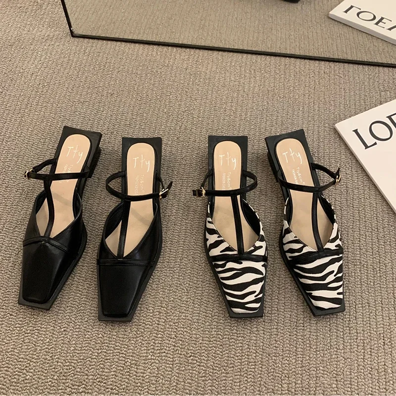 Women Shoes Zara - 2024 yaz kadın katır terlik moda