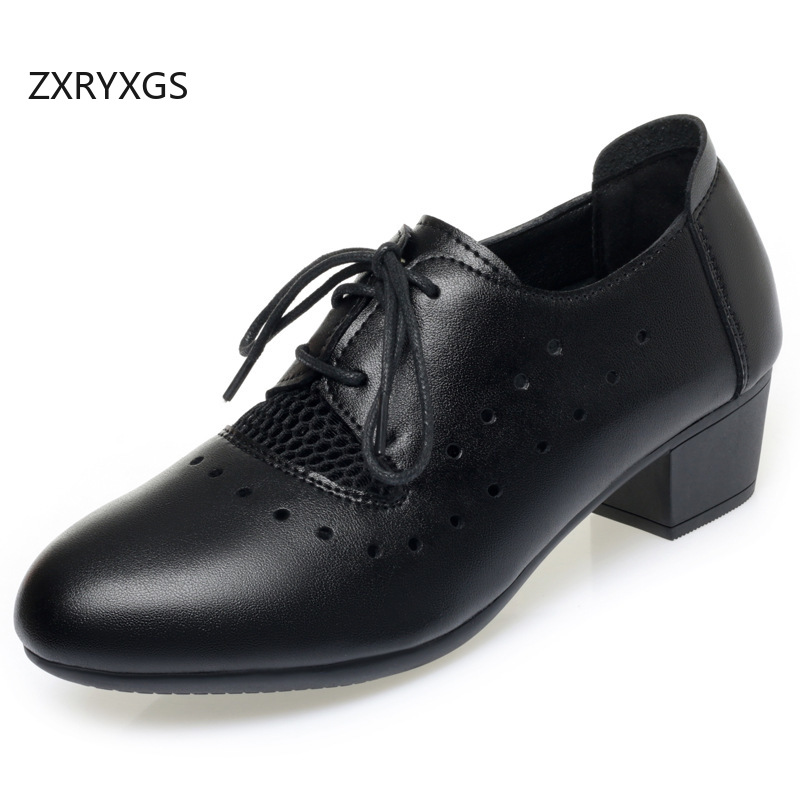 Women Shoes Size 4 In Cm - ZXRYXG 2025 İlkbahar Yaz Hakiki Deri