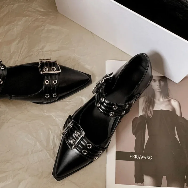 Women Shoes Mules - Kadın Ayakkabı Tasarımcısı Lüks Alçak Topuk