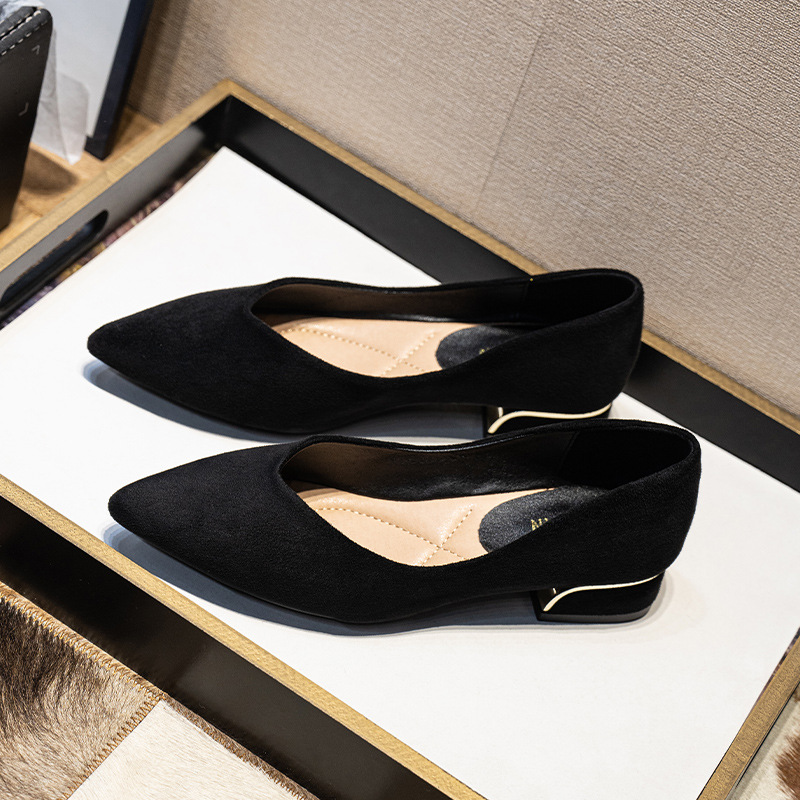 Kadın Sivri Burunlu Sade Kalın - Women Shoes Loafers incelemesi ve fiyatı