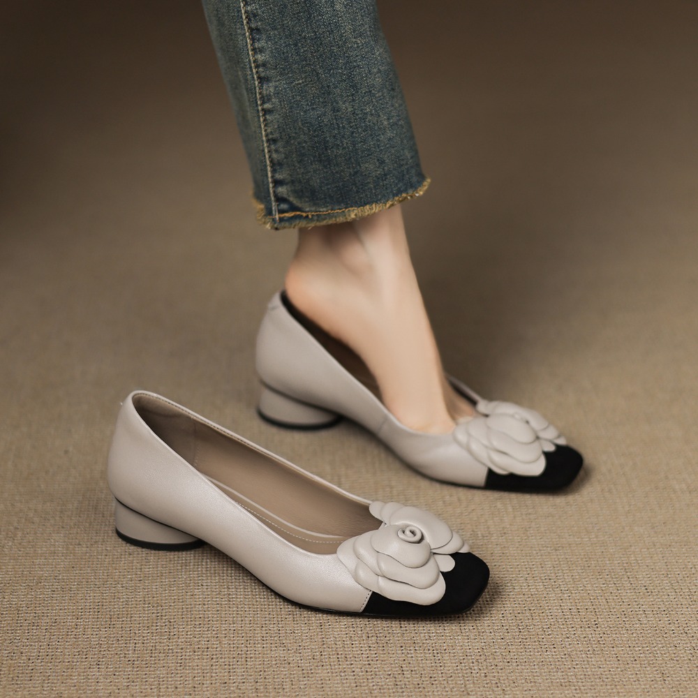 Moda Çiçek Desenli Tek Ayakkab - Shoes Women Pumps incelemesi ve fiyatı