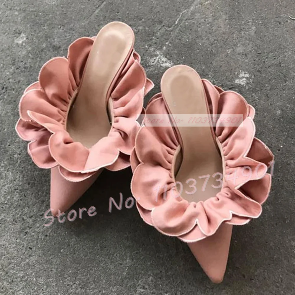 Beyaz Çiçek Saten Sivri Burun  - Women Shoes Zara incelemesi ve fiyatı