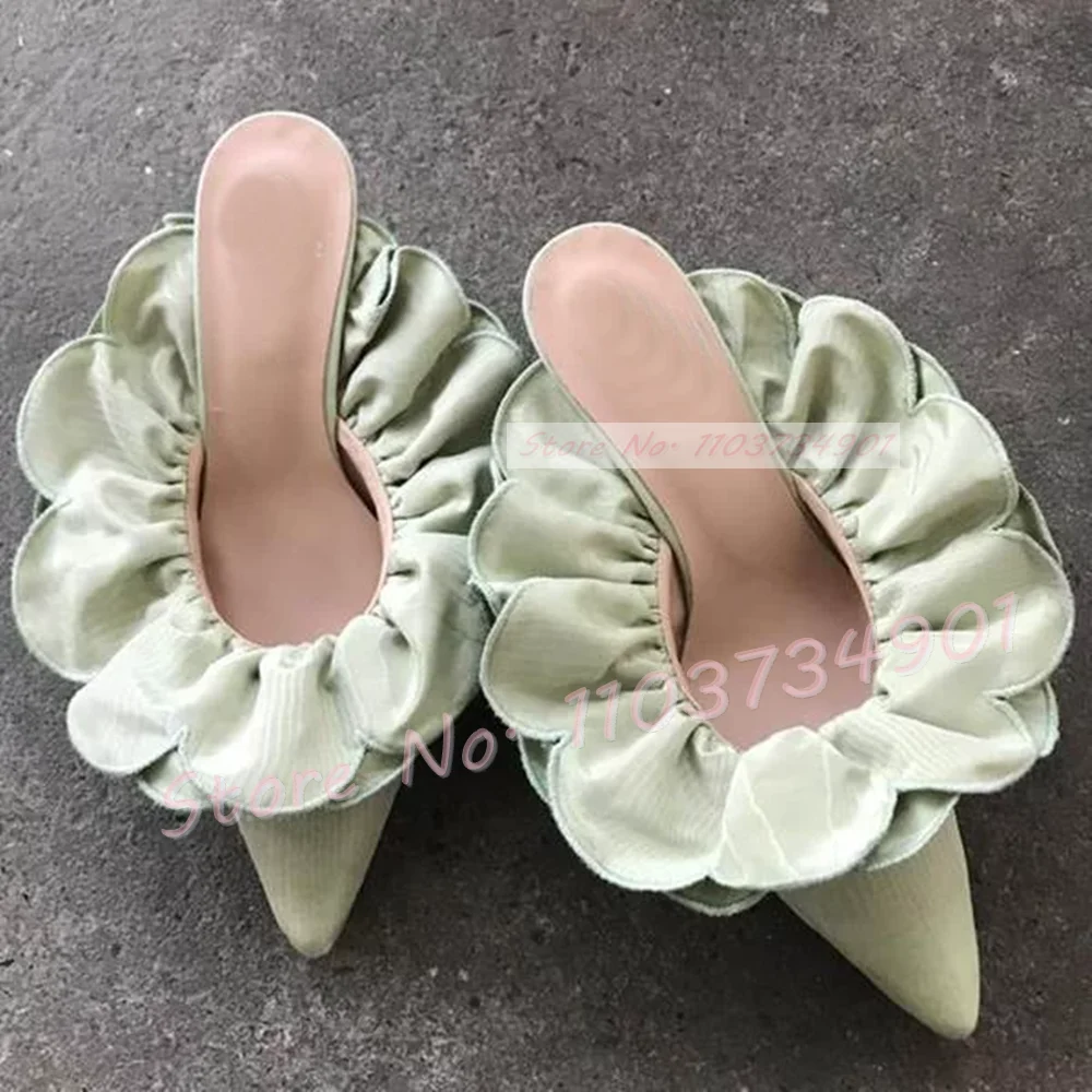 Beyaz Çiçek Saten Sivri Burun  - Women Shoes Zara incelemesi ve fiyatı