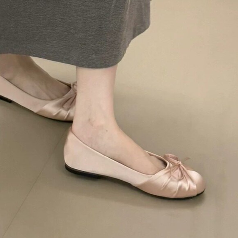 2026 Yeni Fiyonklu Saten Sığ T - Women Shoes Loafers incelemesi ve fiyatı
