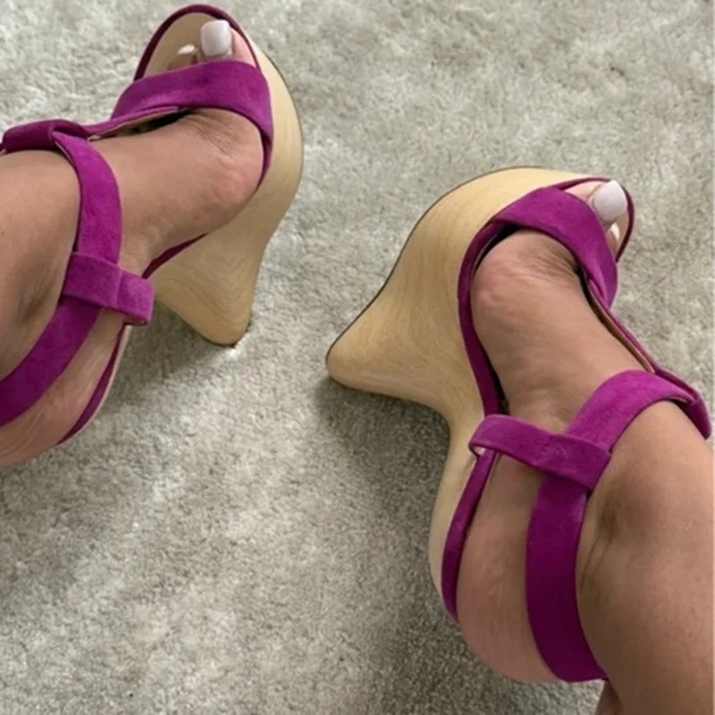 Ahşap Desenli Topuklu Yeşil Sü - Kids Shoes Women incelemesi ve fiyatı