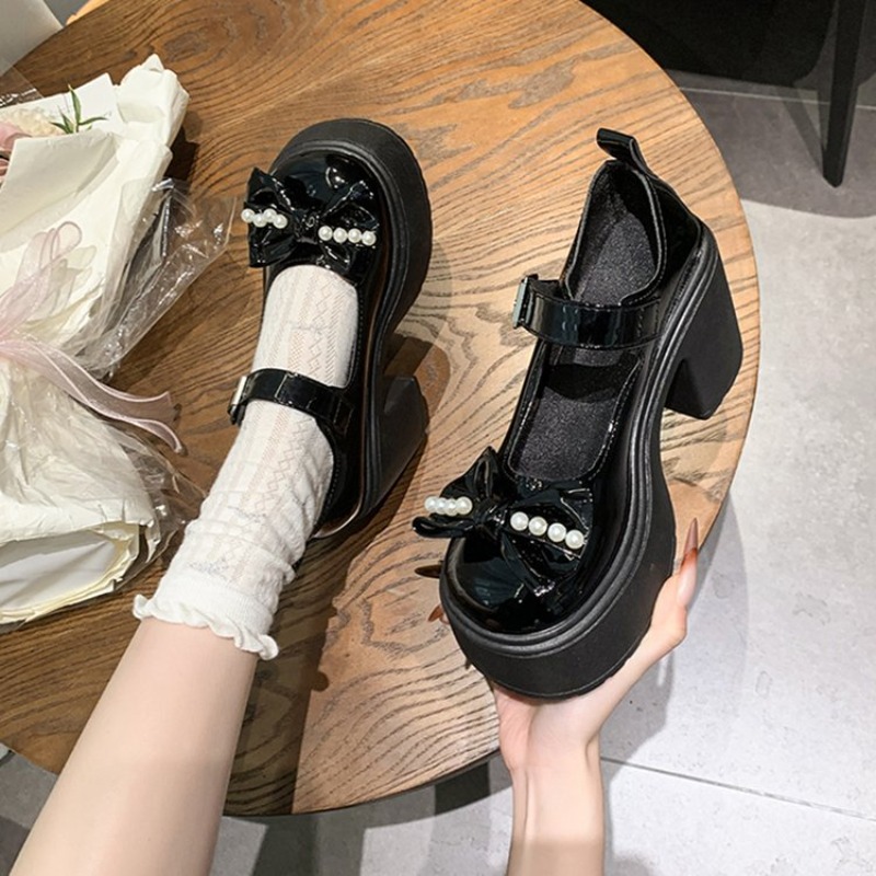 2026 Lolita Ayakkabı Siyah Süp - Shoes Women Pumps incelemesi ve fiyatı
