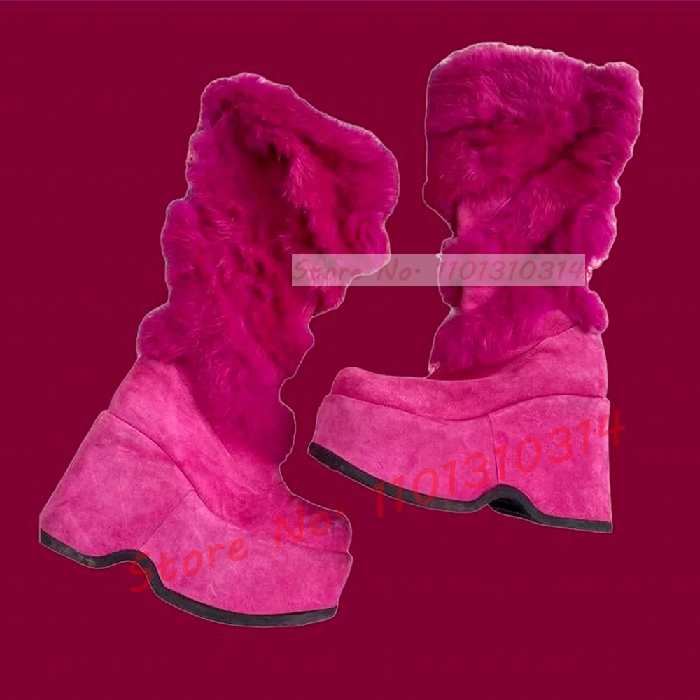 Sıcak pembe kalın taban kürklü - Kids Shoes Women incelemesi ve fiyatı