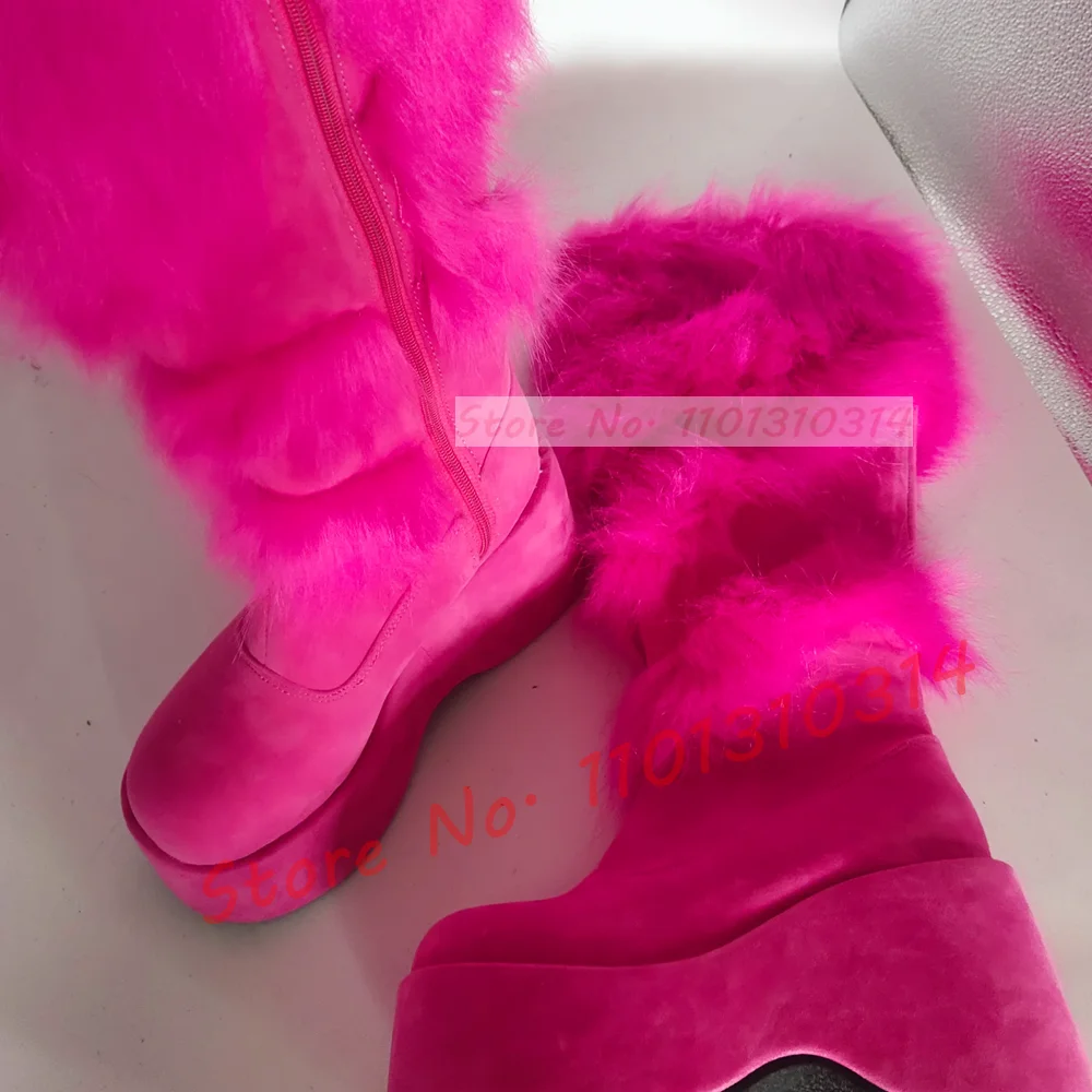 Sıcak pembe kalın taban kürklü - Kids Shoes Women incelemesi ve fiyatı