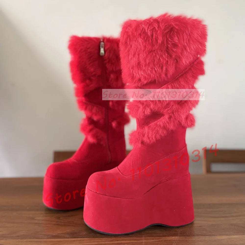 Sıcak pembe kalın taban kürklü - Kids Shoes Women incelemesi ve fiyatı