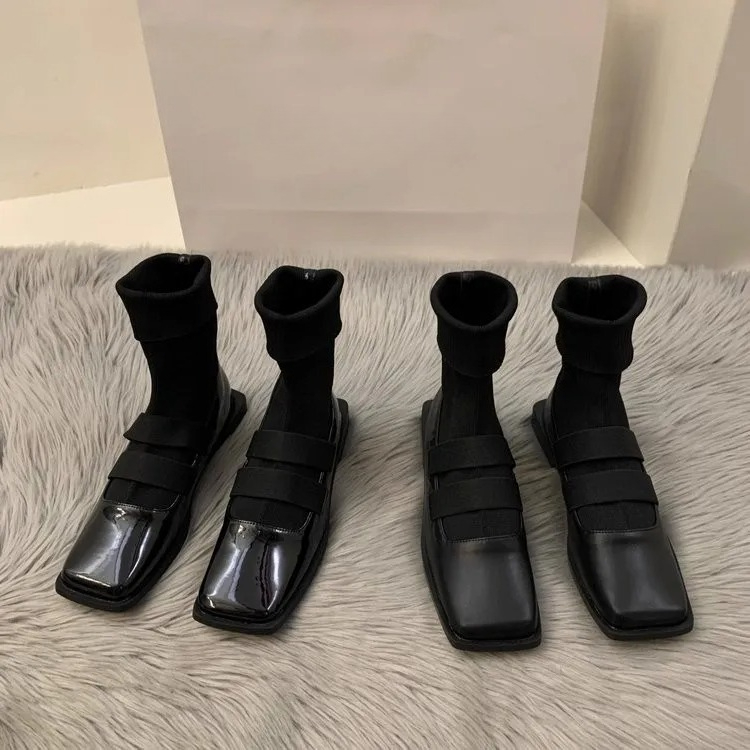 İngiliz tarzı kare örme çorap  - Women Shoes Zara incelemesi ve fiyatı