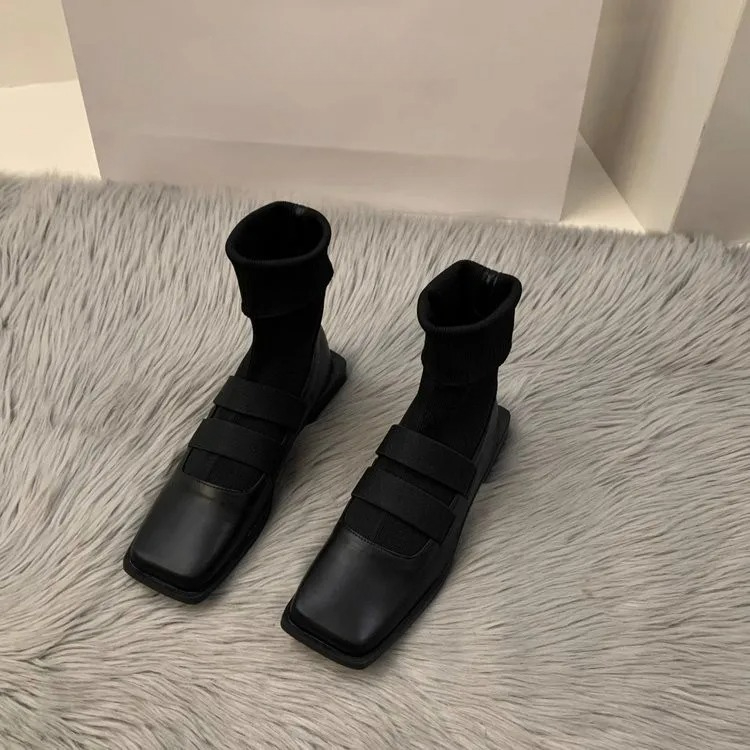 İngiliz tarzı kare örme çorap  - Women Shoes Zara incelemesi ve fiyatı