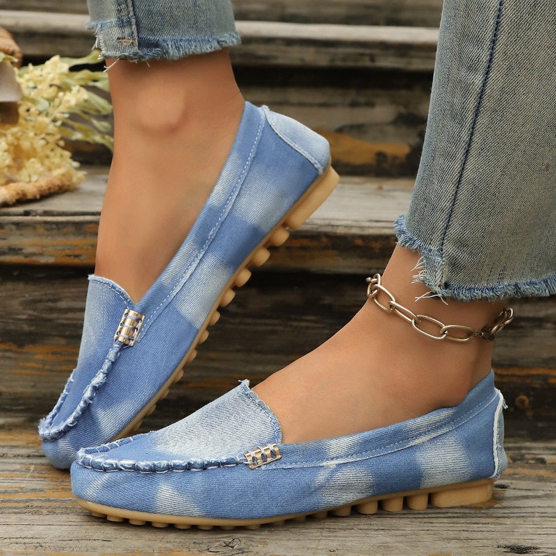 Moda Açık Mavi Kot Mokasenler  - Women Shoes Loafers incelemesi ve fiyatı