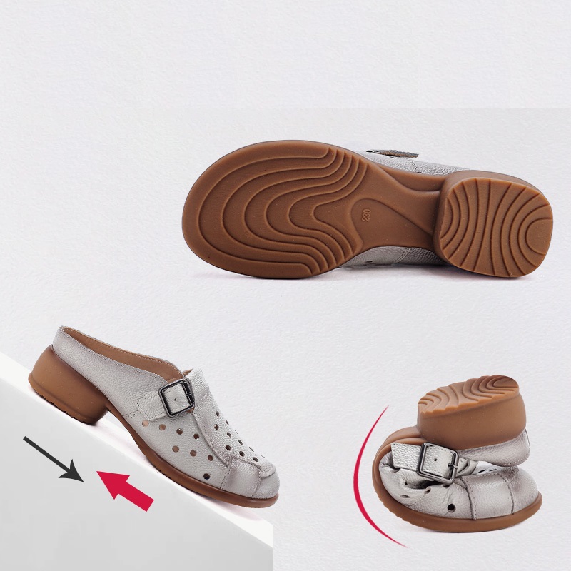 Yeni İnek Derisi Alçak Topuklu - Women Shoes Mules incelemesi ve fiyatı
