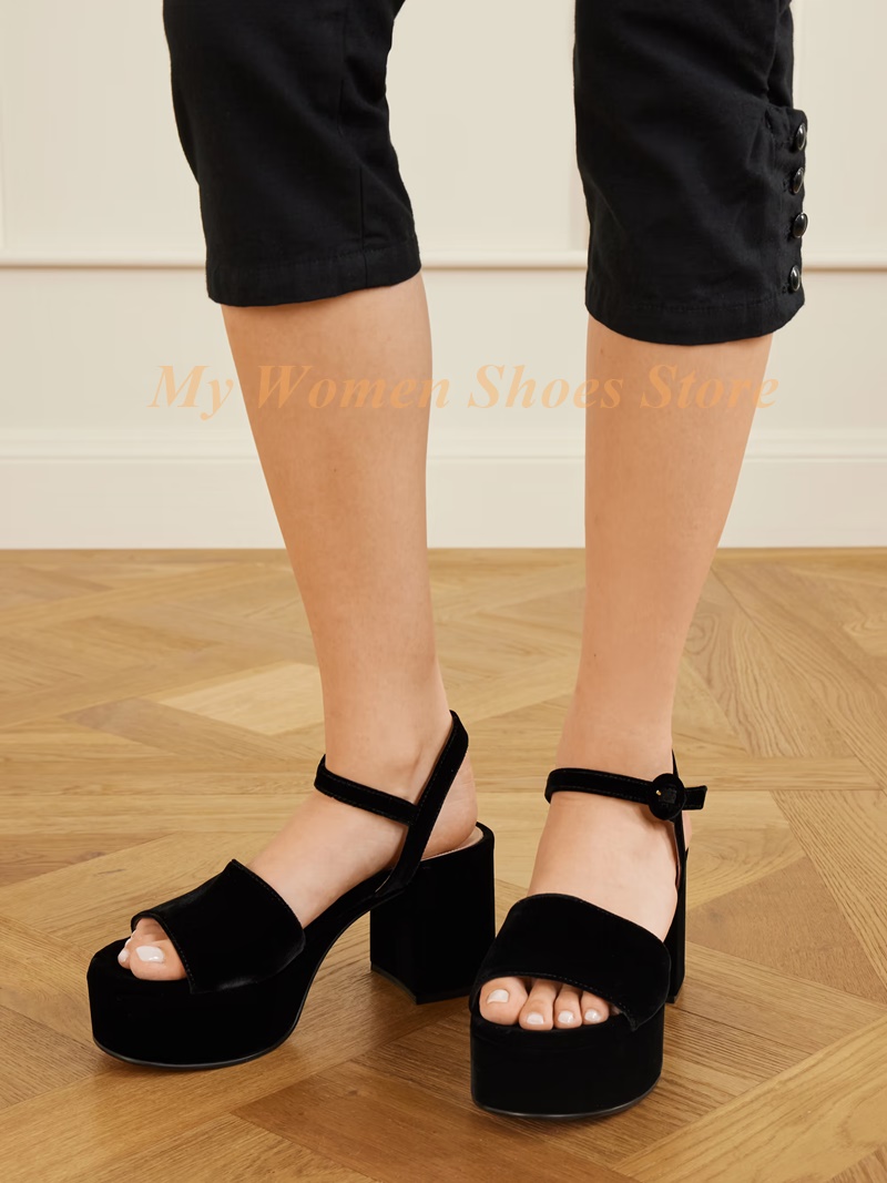 Kalın Topuklu Süet Platform Sa - Kids Shoes Women incelemesi ve fiyatı