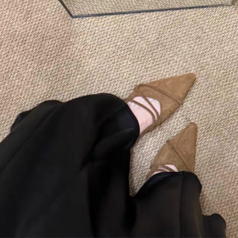 Retro Düz Bale Dansı Tek Ayakk - Pointed Toe Flat incelemesi ve fiyatı