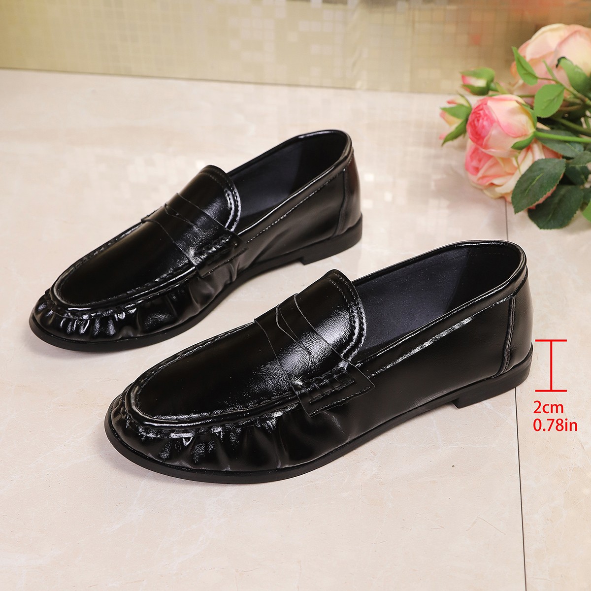 2026 Yaz İngiliz Tarzı Siyah K - Women Shoes Loafers incelemesi ve fiyatı